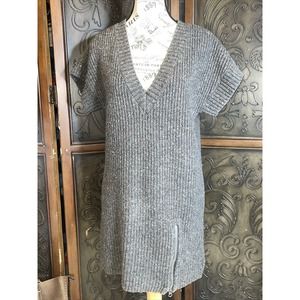 Ruff Hewn Gray Knit‎ Dress Wool Blend Women's Size S